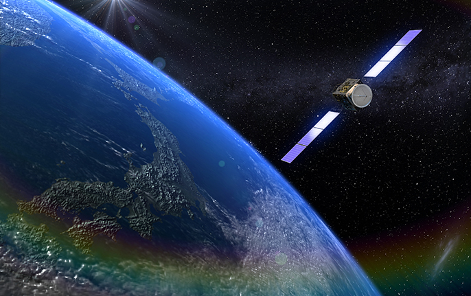 宇宙における太陽光のイメージ画像